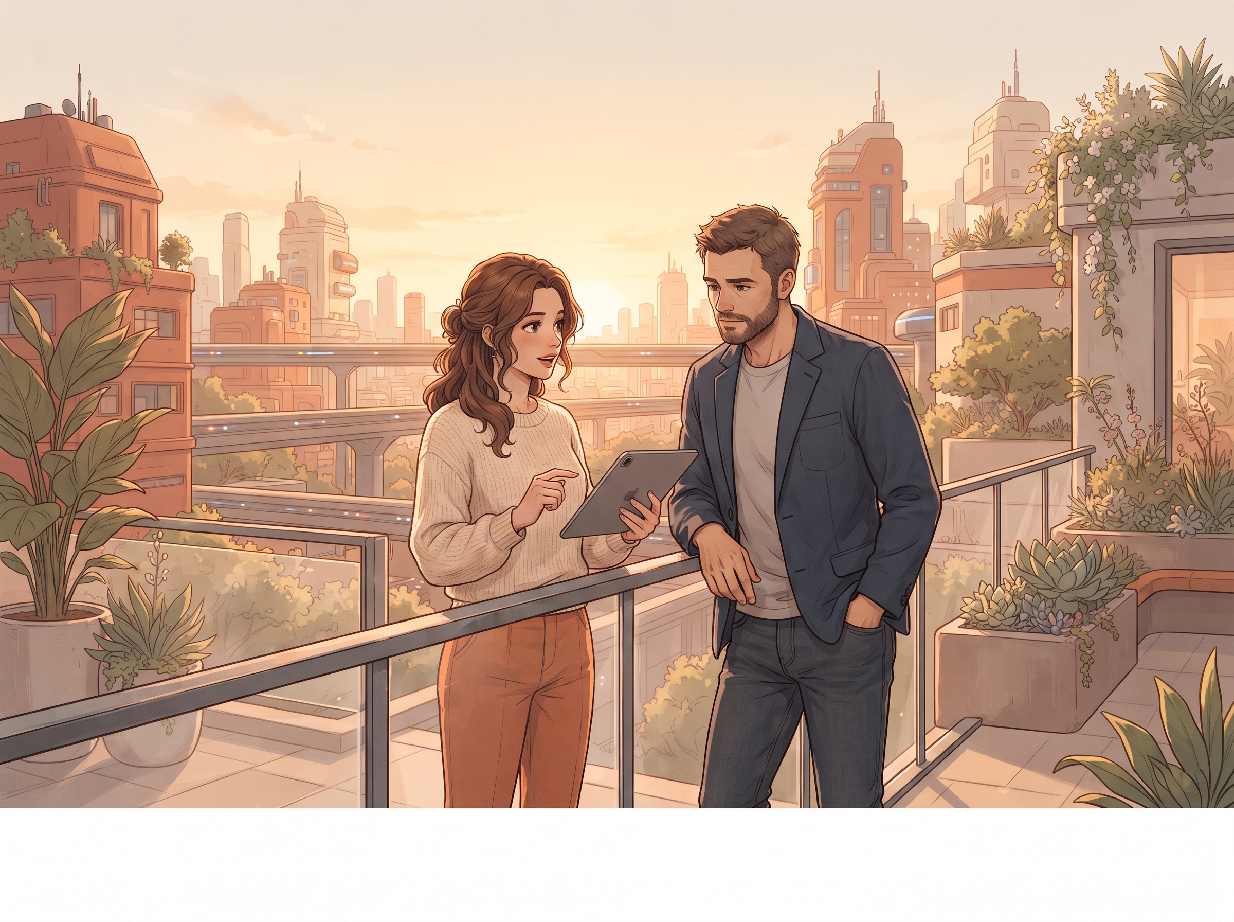 情感选择题材原创AI概念图